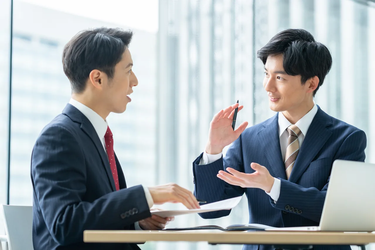 自社の設備を取引先に紹介する