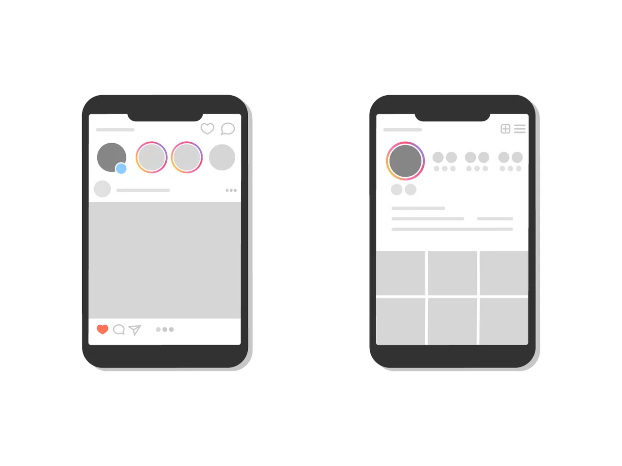 スマホでSNSの投稿を見る